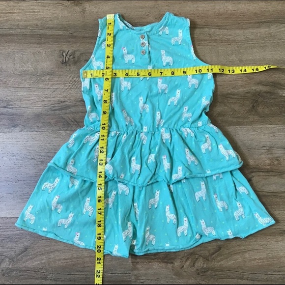 EGG Susan Lazar Llama Briana Ruffle Dress, Size 5 - Picture 7 of 7